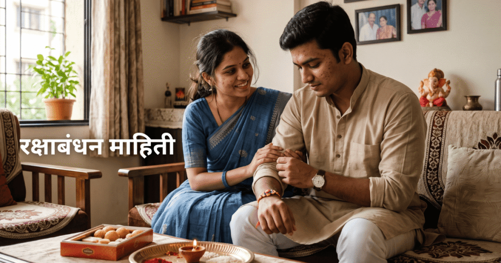 रक्षाबंधनाच्या दिवशी भाऊ बहिणीच्या प्रेमाचे सुंदर क्षण